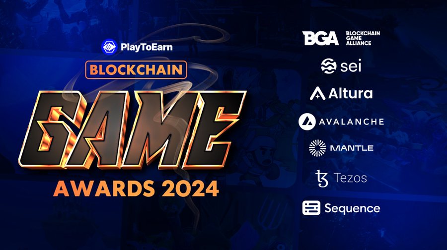 🎉 O PlayToearn Blockchain Game Awards 2024: os vencedores revelaram! 🎉