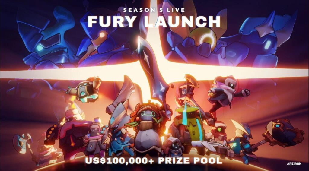 A 5ª temporada de APEIRION apresenta Avatar Fury e Pool de Prêmios de US $ 100.000