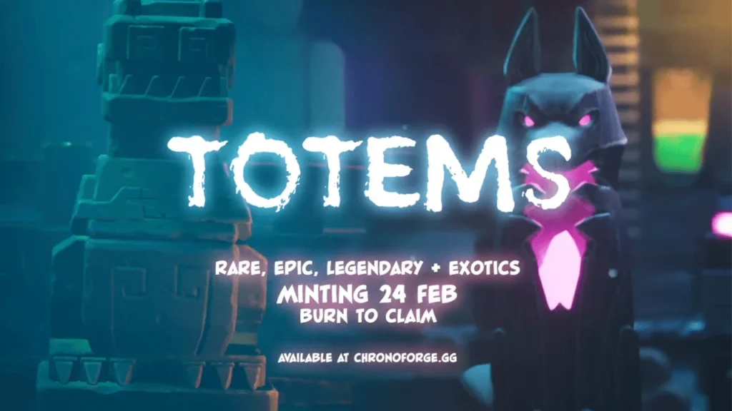 CHONOFORGE TO TOTEM MINT NFTS em Resumo, em 24 de fevereiro, 24 de fevereiro