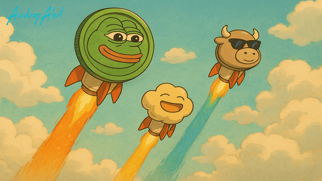 Moedas de meme bombeando: Pepe, Moodeng e Fartcoin roubam o show