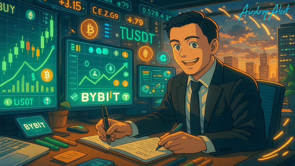 Escolhas de ações no bybit com o novo recurso TRADFI