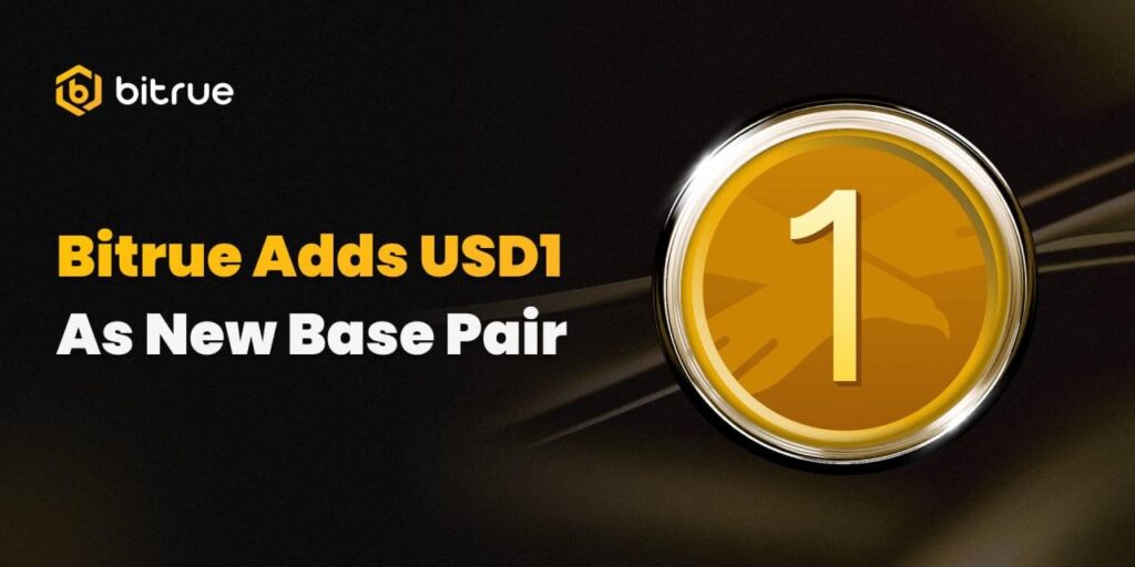 O Bitrue lança USD1 Stablecoin como um par de bases em sua troca de pontos