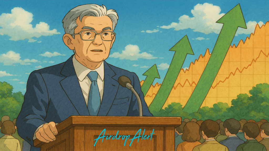 Bitcoin & Ethereum Bounce como Jerome Powell sugere o corte