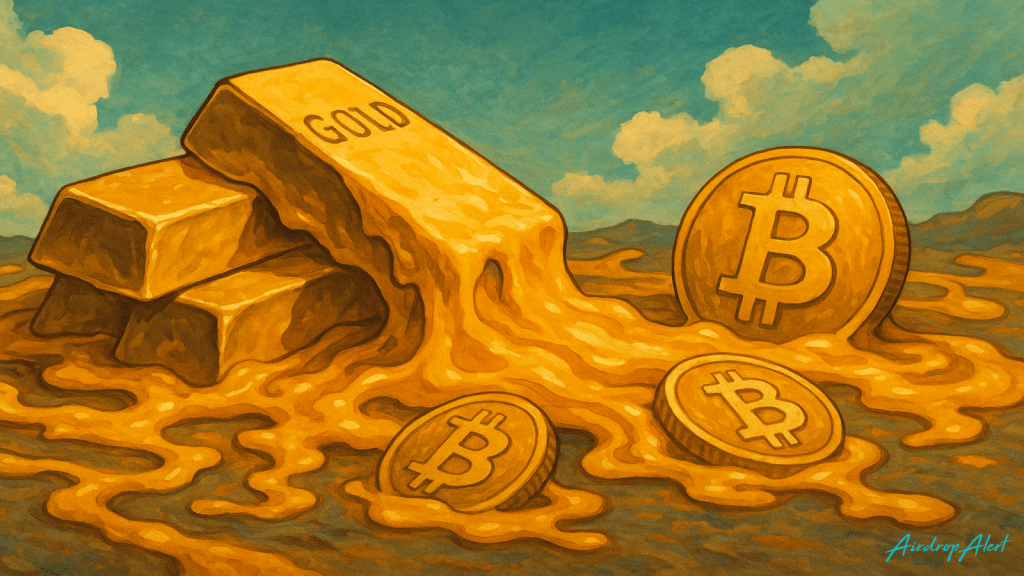 Gold Drops: O que isso significa para o Bitcoin e os mercados