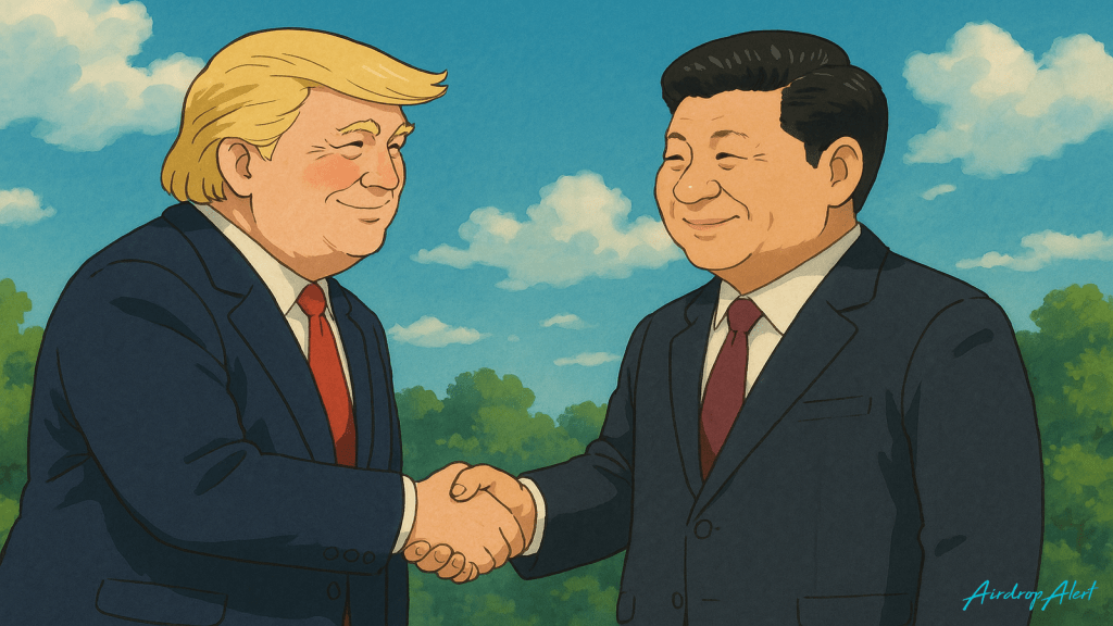 Trump e Xi se reúnem na Coreia do Sul em meio a negociações tarifárias e volatilidade criptográfica
