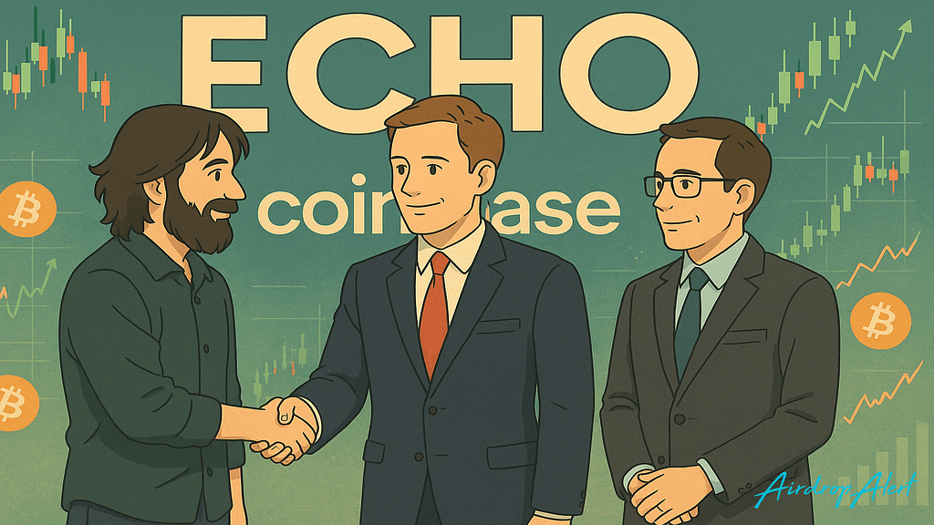 Coinbase adquire Echo por US$ 375 milhões + atualizações importantes do Airdrop